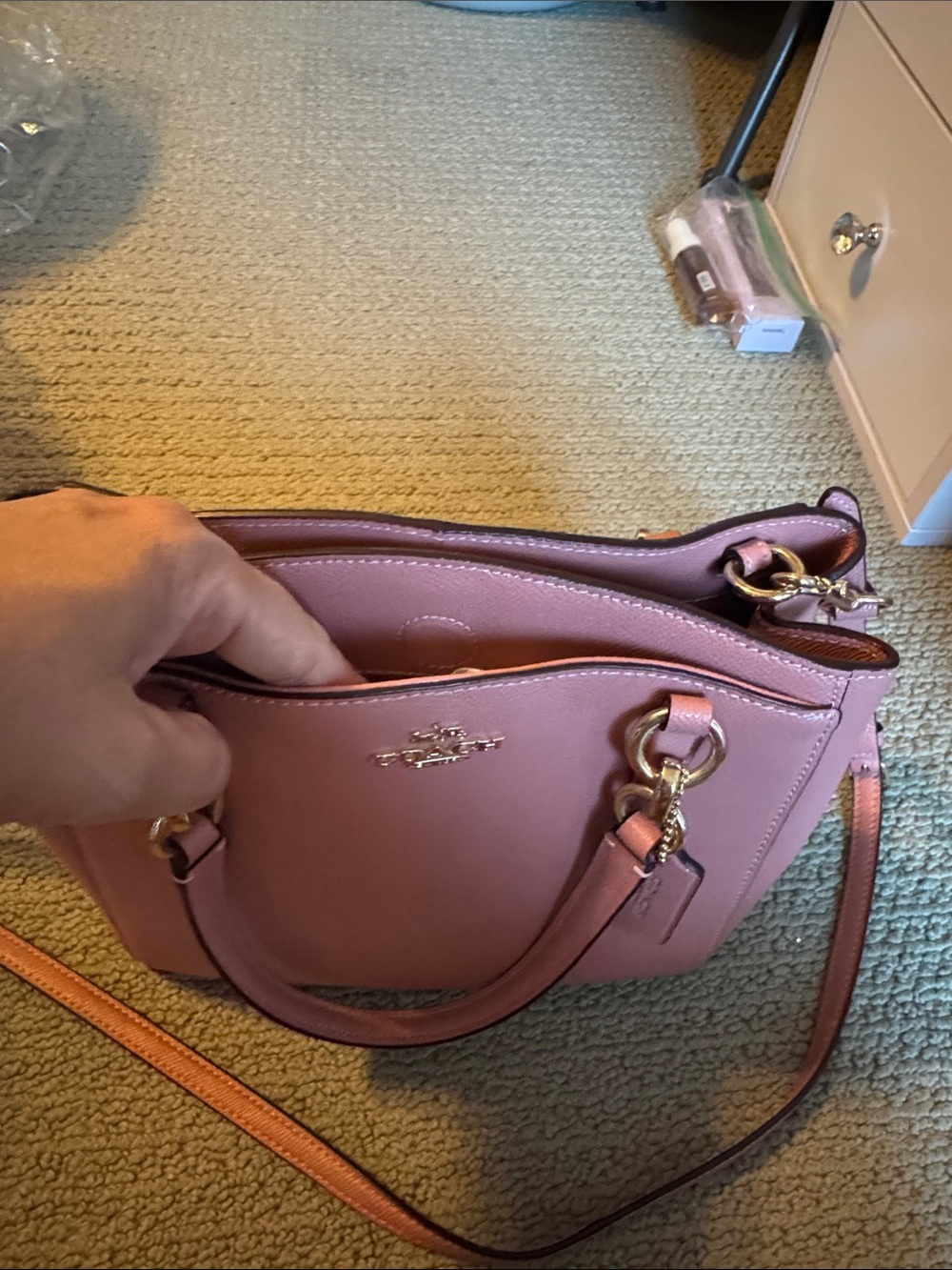 Coach 'Minetta' Crossbody peony pink - Picture 3 of 5